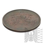 Polska XIX Wiek Medal Pamiątkowy Powszechna Wystawa Krajowa 1894 Lwów