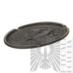 II RP Popielniczka Lotnicza z Samolotem “Zostaw Popalić!” - Warszawa 1922