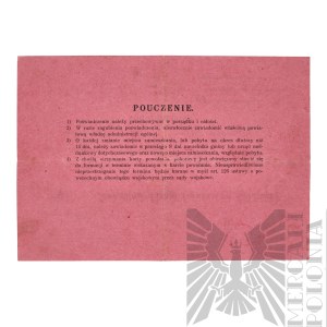 [KIEŁBASA] II RP Zaświadczenie Komisji Poborowej - Stefan Kiełbasa Korpus Ochrony Pogranicza Batalion 