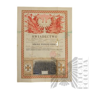 [KIE£BASA] II RP Certificate of Completion of the KOP Central NCO School - Stefan Kiełbasa Border Protection Corps Battalion 