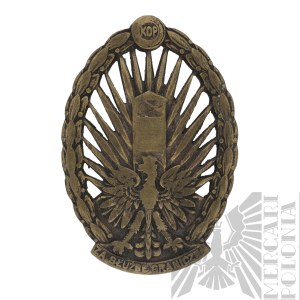 [KIE£BASA] II RP Border Protection Corps (KOP) Badge with Legitimation and Photo - Stefan Kiełbasa Border Protection Corps Battalion 