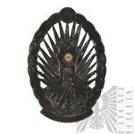 [KIEŁBASA] II RP Odznaka Korpusu Ochrony Pogranicza (KOP) z Legitymacją i Zdjęciem - Stefan Kiełbasa Korpus Ochrony Pogranicza Batalion “Hoszcza”