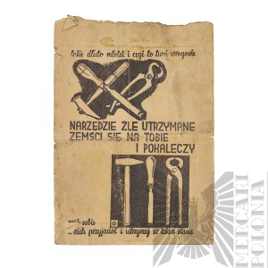 [KIE£BASA] II RP Envelope for the Payment of the State Armament Factory - Stefan Kiełbasa - Border Protection Corps