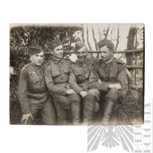 [KIEŁBASA] II RP Fotografia Żołnierzy Korpusu Ochrony Pogranicza Państwowa Odznaka Sportowa - Stefan Kiełbasa Korpus Ochrony Pogranicza