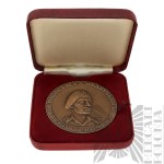 PSZnZ/Emigracja Medal Ku Czci Generała Władysława Andersa z Etui Może nie Wszyscy Lecz Dojdziemy A.K. Bobrowski