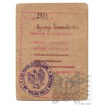 [ZŁOTOROWICZ] PSZnZ Driving License Tadeusz Zlotorowicz 1943 - Knight of the Virtuti Militari