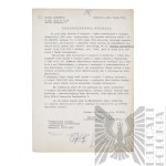 [ZŁOTOROWICZ] PSZnZ Kríž za chrabrosť s legitimáciou, fotografia vyznamenaného a vyhlásenie svedka - Tadeusz Złotorowicz - Rytier Virtuti Militari