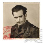 [ZŁOTOROWICZ] PSZnZ Kríž za chrabrosť s legitimáciou, fotografia vyznamenaného a vyhlásenie svedka - Tadeusz Złotorowicz - Rytier Virtuti Militari