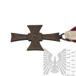 [ZŁOTOROWICZ] PSZnZ Kríž za chrabrosť s legitimáciou, fotografia vyznamenaného a vyhlásenie svedka - Tadeusz Złotorowicz - Rytier Virtuti Militari