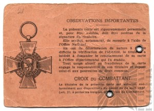 [ZŁOTOROWICZ] PSZnZ French Veteran's Legitimation Tadeusz Zlotorowicz - Knight of the Virtuti Militari