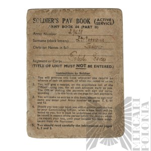 [ZŁOTOROWICZ] PSZnZ Soldiers Pay Book - Tadeusz Złotorowicz - Knight of the Virtuti Militari