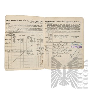 [ZŁOTOROWICZ] PSZnZ Soldiers Pay Book - Tadeusz Złotorowicz - Knight of the Virtuti Militari
