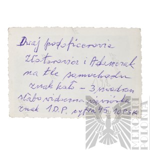 [ZŁOTOROWICZ] PSZnZ Photograph of Tadeusz Zlotorowicz with a Friend by a Truck - Knight of the Virtuti Militari