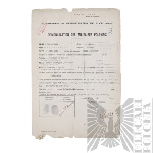 [ZŁOTOROWICZ] PSZnZ Set of Three Demobilization Cards