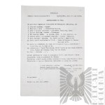 [ZŁOTOROWICZ] PSZnZ Zestaw Trzech Kart Demobilizacji