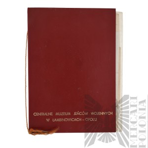 [ZŁOTOROWICZ] PRL Set of Documents from the Central Museum of Prisoners of War in £ambinowice-Opole - Tadeusz Zlotorowicz - Knight of the Virtuti Militari