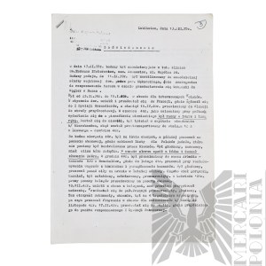 [ZŁOTOROWICZ] PRL Document Set of the War Invalids Association - Tadeusz Zlotorowicz - Knight of the Virtuti Militari