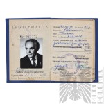 [ZŁOTOROWICZ] PRL Zestaw Dokumentów Związku Inwalidów Wojennych - Tadeusz Złotorowicz - Kawaler Virtuti Militari