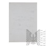 [ZŁOTOROWICZ] PSZnZ/III RP Certyfikat Medalu Pamiątkowego “Thank You Liberators”