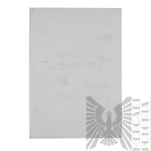 [ZŁOTOROWICZ] PSZnZ/III RP Commemorative Medal Certificate 