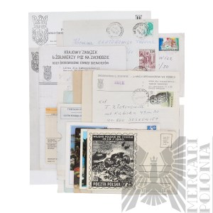 [ZŁOTOROWICZ] PRL/III Republic Veteran's Documents Set of the 1st Grenadier Division Tadeusz Zlotorowicz - Knight Virtuti Militari