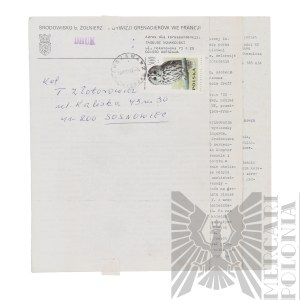[ZŁOTOROWICZ] PRL/III Republic Veteran's Documents Set of the 1st Grenadier Division Tadeusz Zlotorowicz - Knight Virtuti Militari