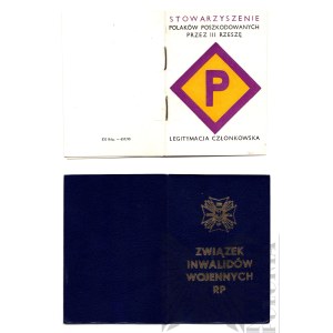 [ZŁOTOROWICZ] III RP Książeczka Związku Inwalidów Wojennych Oraz Stowarzyszenia Polaków Poszkodowanych Przez III Rzeszę - Tadeusz Złotorowicz - Kawaler Virtuti Militari