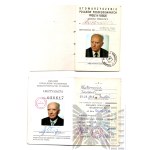 [ZŁOTOROWICZ] III RP Książeczka Związku Inwalidów Wojennych Oraz Stowarzyszenia Polaków Poszkodowanych Przez III Rzeszę - Tadeusz Złotorowicz - Kawaler Virtuti Militari