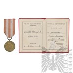 [ZŁOTOROWICZ] PSZnZ/PRL Zestaw Odznaczeń, Wpinek i Legitymacji - Tadeusz Złotorowicz - Kawaler Virtuti Militari