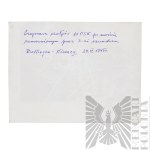 [ZŁOTOROWICZ] PSZnZ Odbitka Fotografii Przeprawy Czołgów 10 Pułku Strzelców Konnych w Niemczech - Tadeusz Złotorowicz - Kawaler Virtuti Militari