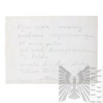 [ZŁOTOROWICZ] PSZnZ Odbitka Fotografii Tadeusza Złotorowicza na Ciężarówce w Barwach 10 Pułku Strzelców Konnych - Tadeusz Złotorowicz - Kawaler Virtuti Militari