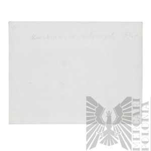 [ZŁOTOROWICZ] PSZnZ Print of Photograph from Course for Tank Drivers - Tadeusz Złotorowicz - Knight of the Virtuti Militari.