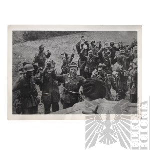 [ZŁOTOROWICZ] PSZnZ Odbitka Fotografii Pierwszych Jeńców Niemieckich Wziętych Do Niewoli - Tadeusz Złotorowicz - Kawaler Virtuti Militari