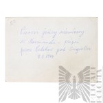 [ZŁOTOROWICZ] PSZnZ Odbitka Fotografii Pierwszych Jeńców Niemieckich Wziętych Do Niewoli - Tadeusz Złotorowicz - Kawaler Virtuti Militari