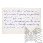 [ZŁOTOROWICZ] PSZnZ Odbitka Fotografii Defilady Żołnierzy Polskich w Bredzie 11 Listopada 1944 - Tadeusz Złotorowicz - Kawaler Virtuti Militari
