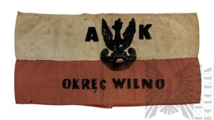 Home Army Large Set of Home Army Soldier Memorabilia Czeslaw Prystawko Vilnius Vilnius Lithuanian Occupation, Home Army Armband