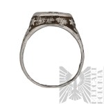[SILVER] III RP Patriotic Signet of the Polish Army with the Polish Eagle