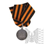 [SREBRO] Carska Rosja Mikołaj II - Medal za Odwagę „Za Chrabrość” За храбрость, 3 Klasy