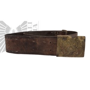 Austro-Hungarian - Soldier's Belt with Brass Buckle.