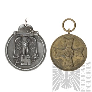 III Rzesza Zestaw Dwóch Odznaczeń Medal Zasługi Wojennej i Medal za Kampanię Zimową na Wschodzie