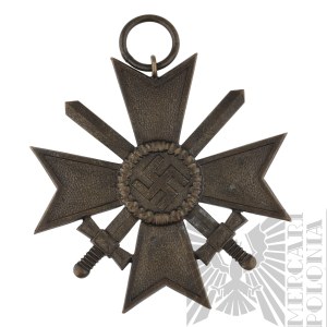 Third Reich Bronze Cross of War Merit with Swords Kriegsverdienstkreuz