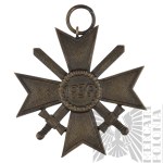Third Reich Bronze Cross of War Merit with Swords Kriegsverdienstkreuz