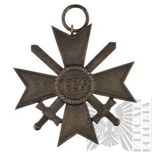 Third Reich Bronze Cross of War Merit with Swords Kriegsverdienstkreuz