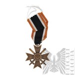 III Rzesza Brązowy Krzyż Zasługi Wojennej z Mieczami Kriegsverdienstkreuz