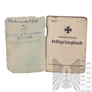 Third Reich Soldier's German Evangelical Prayer Book.