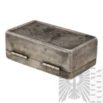 III Rzesza Metalowa Szkatułka z Metalową Gapą Luftwaffe