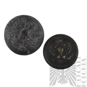 1WW - Two Small Buttons wz.17 with Eagle