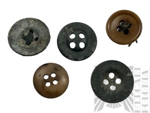 WWI/France? Set of Underwear Buttons