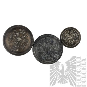 Austro-Hungarian, Set of Three Austro-Hungarian Clerical Buttons