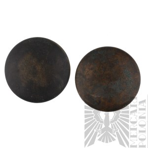 Austro-Hungarian, Two Clerical/Military Buttons (Smooth)